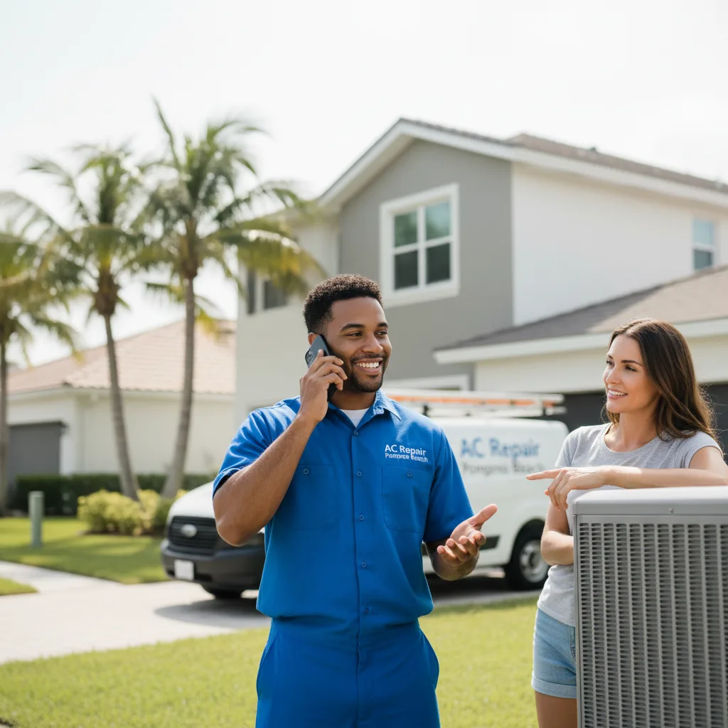 AC Repair Pompano Beach customer support in Fabens